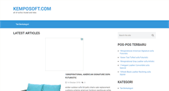 Desktop Screenshot of kemposoft.com